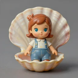 a vintage shell polly pocket full toy, hyperrealistic, highly detailed, cinematic, studio lighting, pareidolia, beautiful, cgssociety, artstation, 8 k, oil painting, digital art