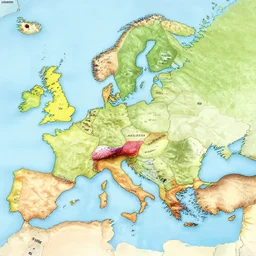 detailed and accurate map of the holy roman empire