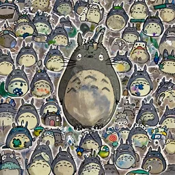 still from the movie Godzilla vs Totoro 1954