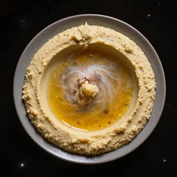 a hummus plate nebula explosion, space photography, hd, 8 k