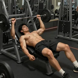 a guy is working out at the gym, he falls a sleep, dramatic , digital painting