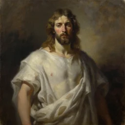 god painting god, oil on canvas, dramatik lighting, 4k