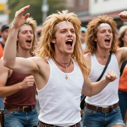 found photo of juggalos going wild