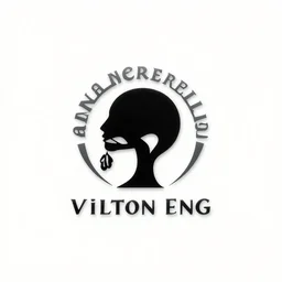 a wandering mind, logo, simple white background victo ngai, kilian eng, professional logo design