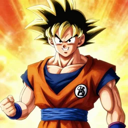 goku smilling