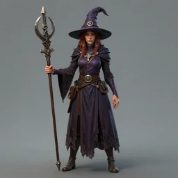 a portrait of my next DND witch character , concept art, DND, trending on artstation 3D.