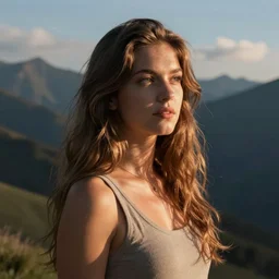 ragazza con capelli ramati
