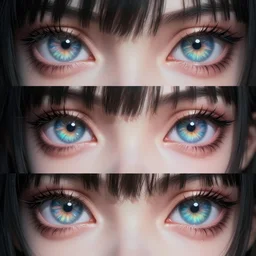illustration of an anime girl's eyes being mind controlled by artgerm and wlop and greg rutkowski, digital art, extreme detail, realistic lighting, cinematic composition, concept art, sharp focus, colorful, photorealistic eyes, 8 k
