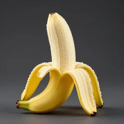 a banana being peeled and it's made of veiny meat, studio photography, advertising, marketing, professional lighting,
