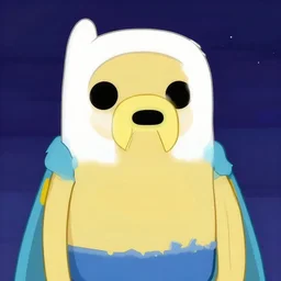 portrait of jake the dog from adventure time as god, high quality