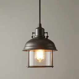 farmhouse hanging light pendant, industrial, product photography, hanging ceiling light, industrial lighting fixture