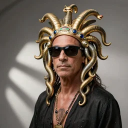 shaggy rogers with touca medusa hat oakley, mercadolivre, psytrance rave, olx touca medusa, oakley