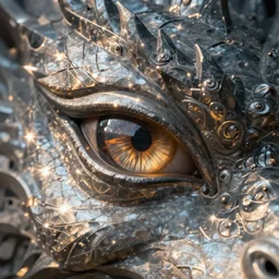 dragon eye, closeup