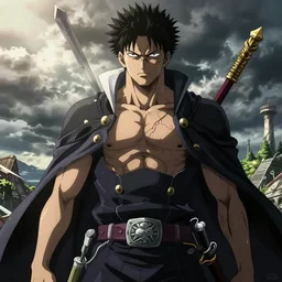 guts from berserk in the style of chris chan, high detail