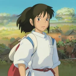 a still of david lynch in spirited away, anime style, studio ghibli,