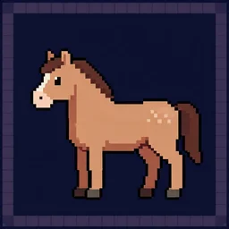 horse, 8 bit, pixel art, nes game