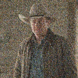 film still of Clint Howard as Cooper with cowboy hat on in Interstellar, 4k