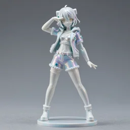 james jean isolated deepdream vinyl figure harajuku style boy girl character design, figure photography, dynamic pose, holographic undertones, glitter accents on figure, anime stylized, accurate fictional proportions, high delicate defined details, ethereal lighting