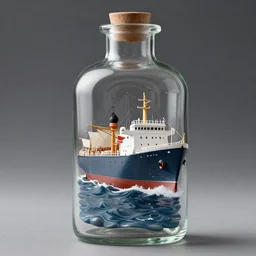 a ship in a bottle