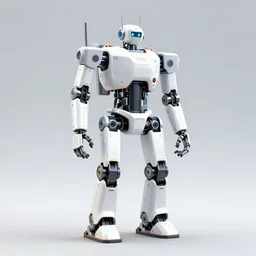 robot building human!!, photograph