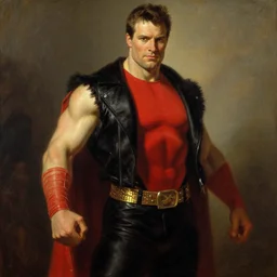 Beast (Dr. Henry Philip Hank McCoy)  from the X-Men by William Adolphe Bouguereau