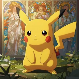 sad confused looking pokemon, anime, ultra realistic, by ilya kuvshinov, artgerm, alphonse mucha, and greg rutkowski