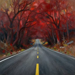 the end of the road, a confusing, compelling, sour, yet tart painting by drew struzan