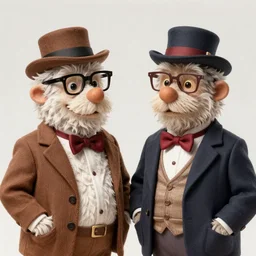 a real life Statler and Waldorf, highly detailed, by Martin Schoeller