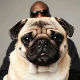 snoop dogg as a pug, in the style of dog