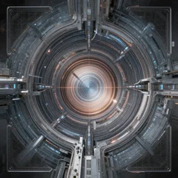 aesthetic artwork of indunctionary prospitate sci - fi