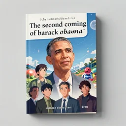 the second coming of barack obama by dan mumford, yusuke murata, makoto shinkai, ross tran, cosmic, heavenly, god rays, intricate detail, cinematic, 8 k, cel shaded, unreal engine, featured on artstation, pixiv