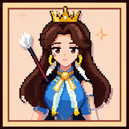 pixel art queen