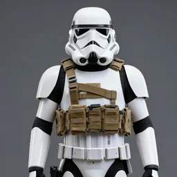 Star Wars stormtrooper with tactical military webbing and armor inspired by modern special forces, 4k, detailed, artstation, tactical, spec ops, modern warfare