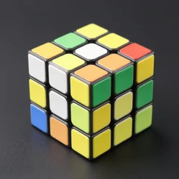 solved rubiks cube