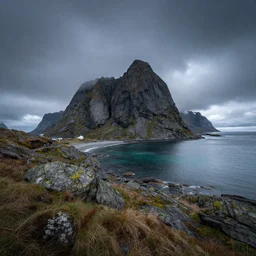 dramatic norwegian landscape