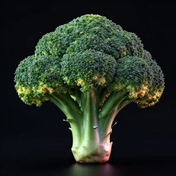 cyberpunk fractal broccoli