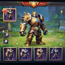 a screenshot of an apple warrior in gauntlet legends, just unlocked character, character selection screen
