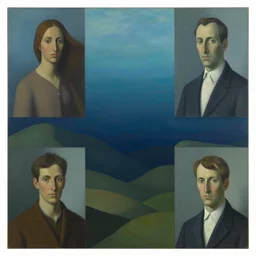 an underwater landscape painted by georgia o'keeffe, mc escher, gordon onslow ford and ippolito caffi,