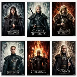 game of thrones the poster collection, a poster by altichiero, cgsociety, dau - al - set, poster art, criterion collection, official art