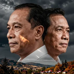 indonesia iconic politician, perfect faces