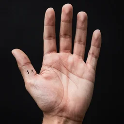 a photo of one ultra detailed cupped palm, instagram photo, studio photo, 9 0 mm, f / 1. 4