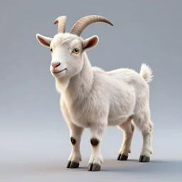 3D render of a goat