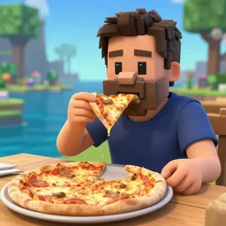 bob odenkirk playing sea of thieves and eating goblin pizza