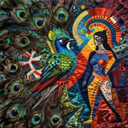 the attitude that nature is chaotic and that the artist puts order into it is a very absurd point of view, i think. all that we can hope for is to put some order into ourselves. quetzal feathers, chicano art, figurative drawing, fabric, detail, surreal photography, haute couture, maximalist art, neo expressionism, native american