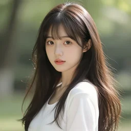 a portrait of a beautiful anime girl, long hair