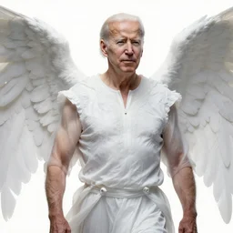 joe biden's angelic true form revealed, fantasy, heroic, high details, intricate details, by vincent di fate, artgerm julie bell beeple, 1 9 8 0 s, inking, vintage 8 0 s print, screen print