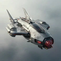 cyberpunk futuristic flying vehicles, foggy, detailed, hyper realistic, unreal engine, cgsociety, artstation, by feng zhu