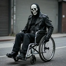 ghost rider on the wheelchair,