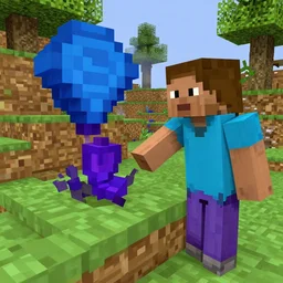 spanish man mining for minecraft diamonds