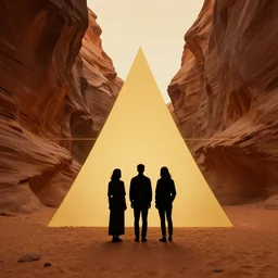 a silhouette in front of a martian canyon, by jean delville and sophie anderson and mandy jurgens, golden ratio, perfect composition, elegant, no crop, extremely detailed, hd, masterpiece, artstation